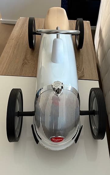 Baghera gåbil/sparkbil Les Riders - vit