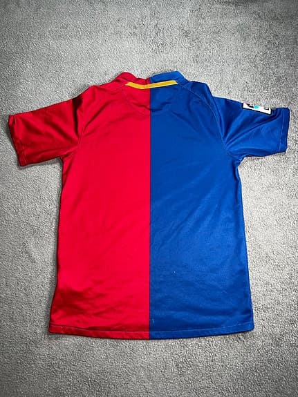 Nike FC Barcelona fotbollströja herr M Junior röd/blå