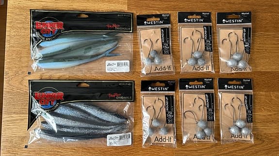 Westin roundup jiggkrok gös och vertikaljiggar - NYA