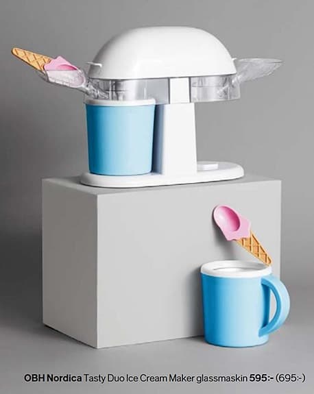 Glassmaskin OBH Nordica Tasty Duo Ice Cream Maker