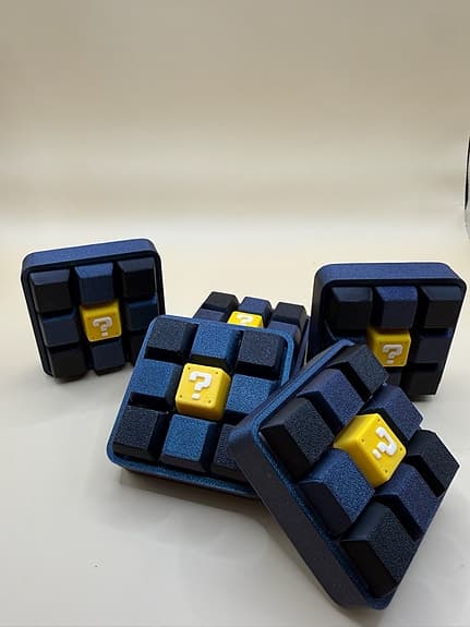 Gaming inspired 9-Key fidget clicker ✨