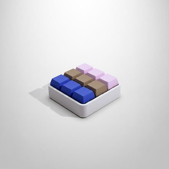 SweetPea Pastel 9-Key fidget clicker