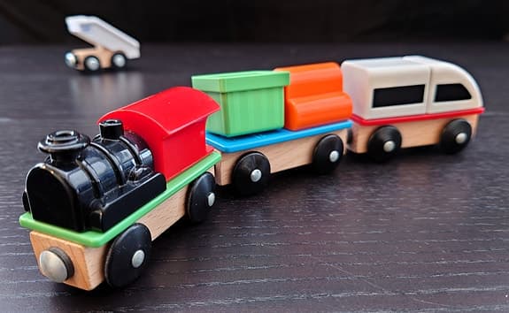🚂 IKEA LILLABO tågset + flygplatstrappa ✨
