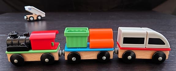 🚂 IKEA LILLABO tågset + flygplatstrappa ✨