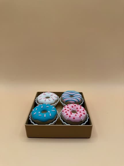 Doughnut bricka fidget clicker - 4 clickers