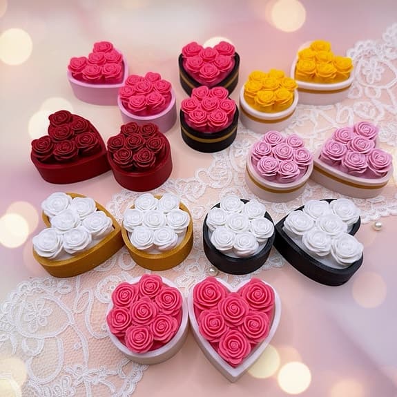 Ros ask nyckel ring - fidget clicker