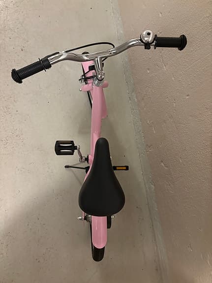 Stoy barncykel 14" rosa