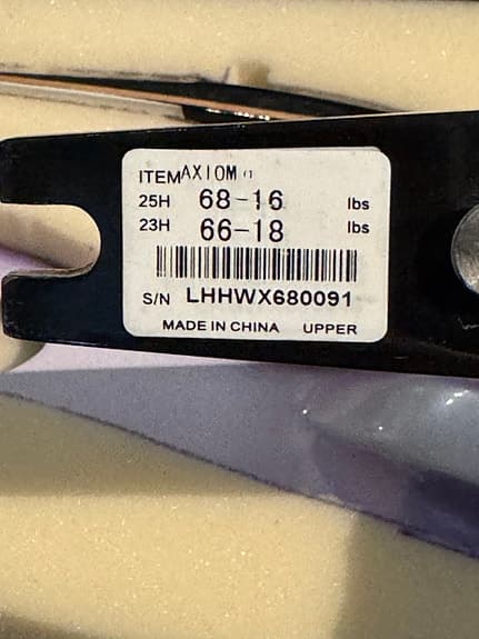 Recurvebåge 66" 18 lbs med pilar och fodral för junior