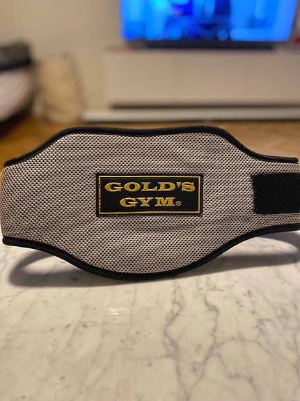 Gold’s Gym träningsbälte grått