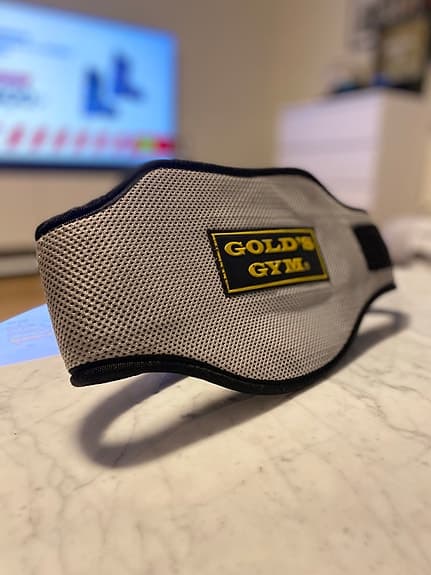 Gold’s Gym träningsbälte grått