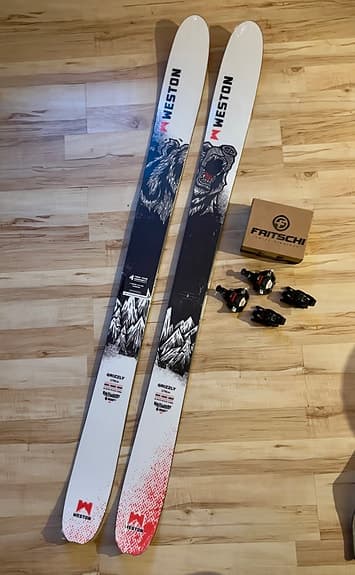 Unika skidor Weston Grizzly Carbon 176. Helt nytt!