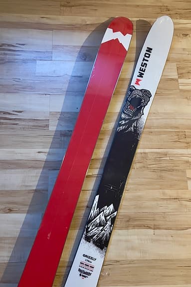 Unika skidor Weston Grizzly Carbon 176. Helt nytt!