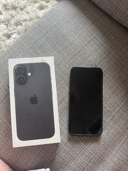 Apple iPhone 16 mobiltelefon svart