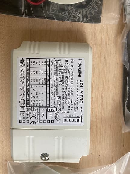 Tre st vita hide-a-lite LED-spotlights m. drivdon