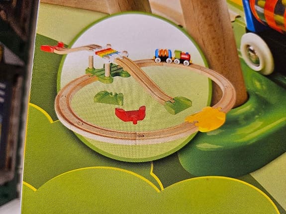 BRIO järnväg med tåg