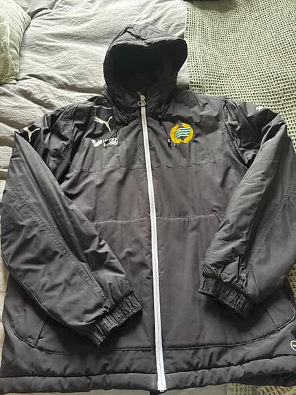 Puma fotbollsjacka herr M svart