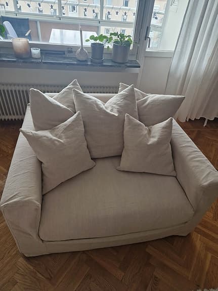 4 sitssoffa Monaco Premium och Monaco Premium fåtölj