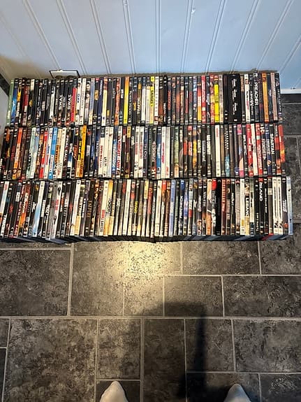 Blandade DVD-filmer samling
