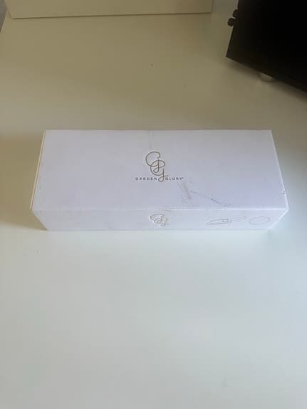 Garden Glory trädgårdsspade vit guldmetall