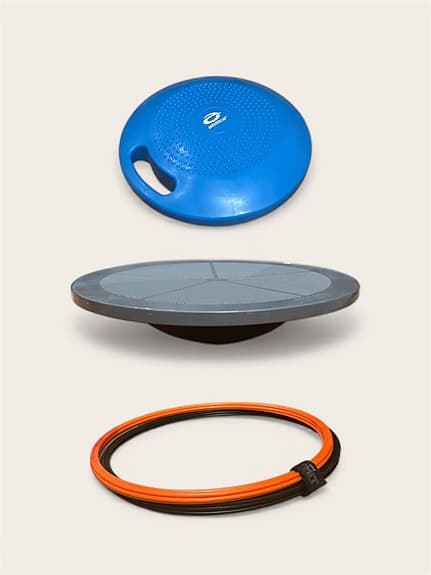 Träningspaket: Balansbrädor och träningsringar (Abilica/Casall)