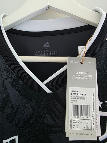 Adidas Juve A JSY W fotbollströja svart dam