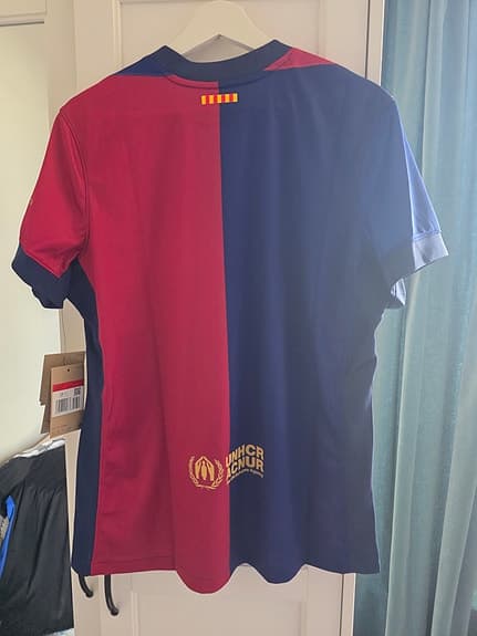 Nike FC Barcelona fotbollströja kortärmad blå/röd