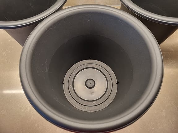 Nya Utomhuskrukor Botanica 30 cm svart 4 st