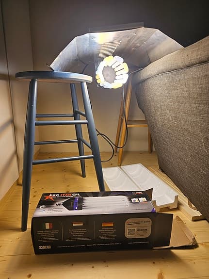 Växtlampa, stödbelysning 250 W