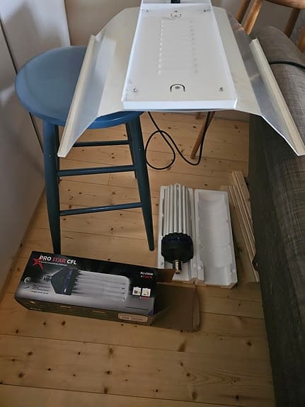 Växtlampa, stödbelysning 250 W