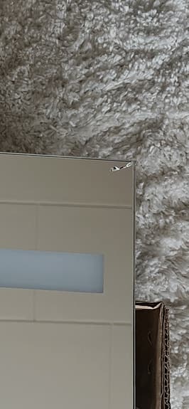 Badrumsspegel INR 50 Touch med infälld belysning