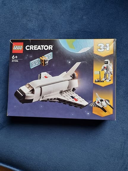 Oöppnad LEGO Creator rymdfärja 3-i-1 byggsats