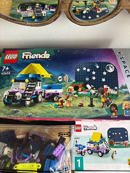LEGO Friends 42603 Stjärnskådningscamping – Komplett med kartong & instruktioner