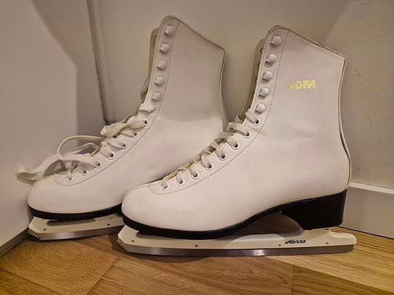 Jofa konståkningsskridskor vit storlek 40