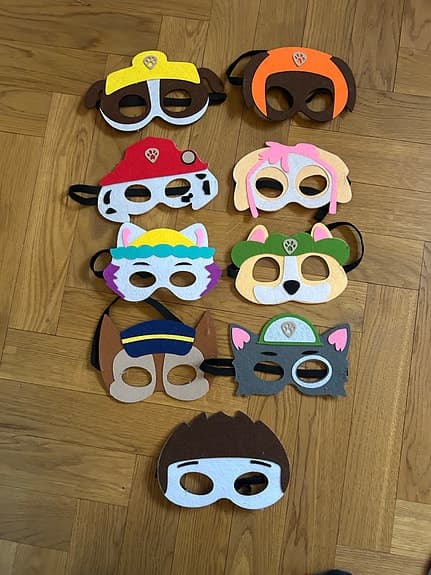 Paw Patrol Marshall dräkt från Nickelodeon plus masker