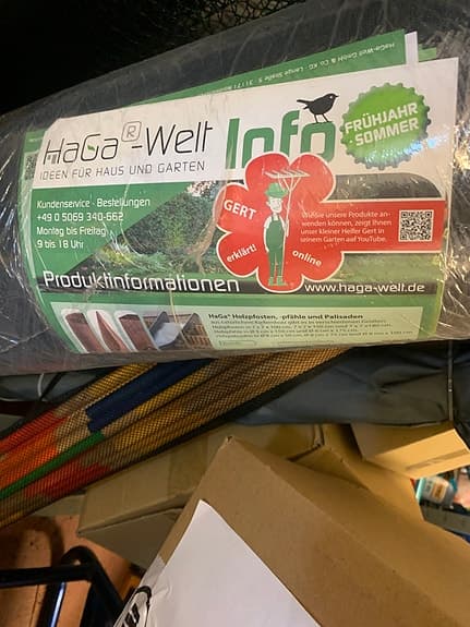 Trädgårdsduk för ogräs 1,6 m hög 50 meter bredd