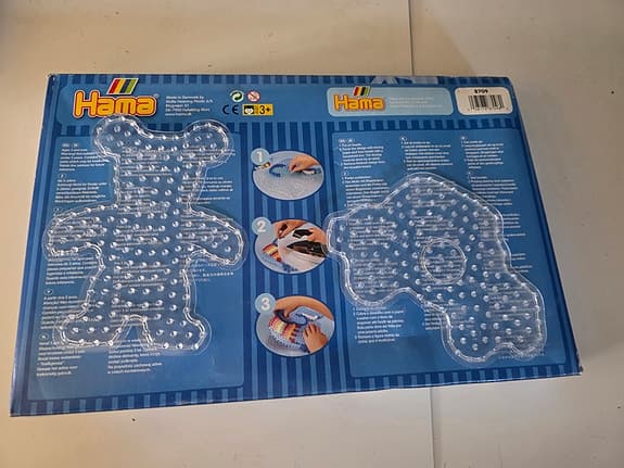 Hama set stora pärlor + 2 extra brickor