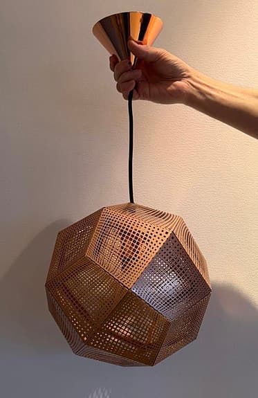 Tom Dixons Etch Pendel (32cm) i mässing