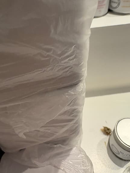 34 Förvaringsburkar  plåt vit kvadratisk