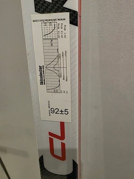 ROSSIGNOL Delta Course Series NIS 206 92+ kg