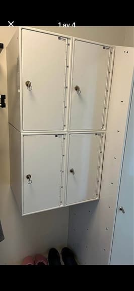 Låsbara förvaringsskåp