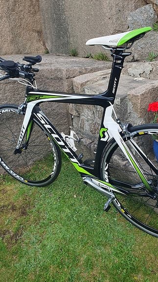 Scott Plasma 20 Tempocykel herr svart/grön/vit ramstorlek L