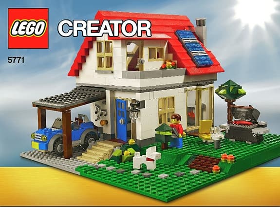 LEGO Creator 5771 Hillside House – med ljudkloss (utan bil & kartong)