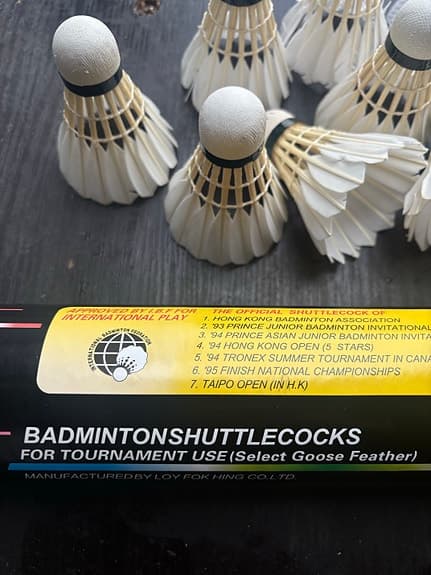 Tronex badmintonbollar fjäder