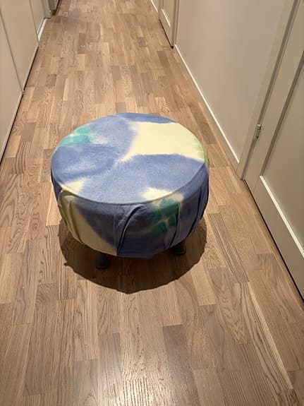 IKEA pall med marimeko textil