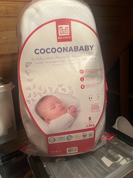 Cocoonababy babymadrass vit Red Castle Babynest