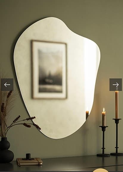 Spegel, bga, KAILA MIRROR PLUSH 70X81 CM
