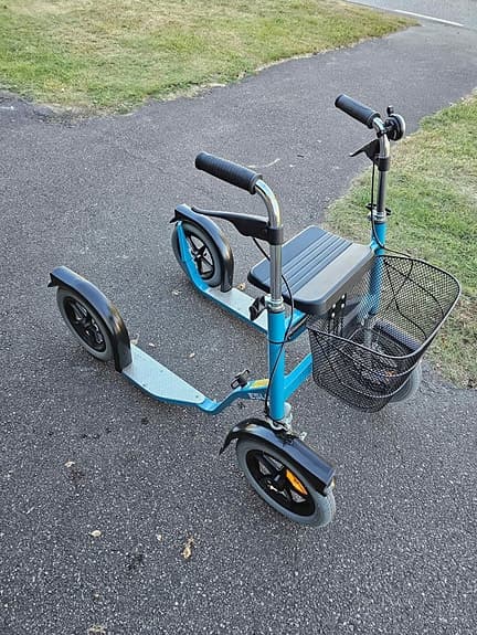 Citymax sparkcykel trehjulig blå med korg