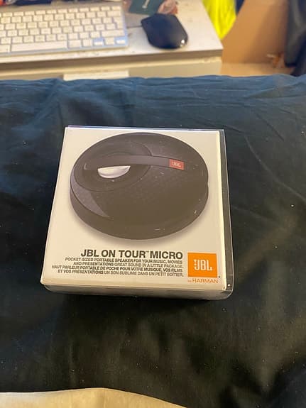 JBL On Tour Micro portabel högtalare svart