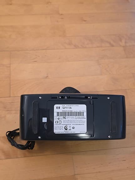 RETRO HP Photosmart A618 fotoskrivare med nätadapter svart