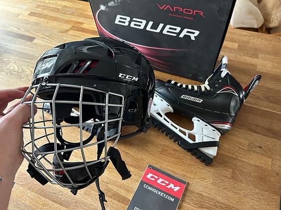 IshockeySkridskor och Hjälm